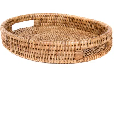 Artifacts Trading Company ™ Artifacts Rattan Oval Vanity Tray In Brown