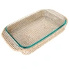 Artifacts Trading Company ™ Artifacts Rattan Rectangular Baker Basket With Pyrex In Neutral