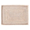 Artifacts Trading Company ™ Artifacts Rattan Rectangular Flat Tray In Pink