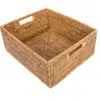 Artifacts Trading Company ™ Artifacts Rattan Rectangular Storage Basket In Brown