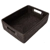 Artifacts Trading Company ™ Artifacts Rattan Rectangular Storage Basket With Rounded Corners In Brown
