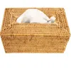 Artifacts Trading Company ™ Artifacts Rattan Rectangular Tissue Box Cover In Brown