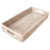 Artifacts Trading Company ™ Artifacts Rattan Rectangular Tray With Rounded Corners In Neutral