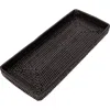 Artifacts Trading Company ™ Artifacts Rattan Rectangular Vanity Tray In Black