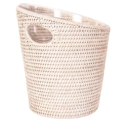 Artifacts Trading Company ™ Artifacts Rattan Small Champagne Bucket With Acrylic Insert In Pink