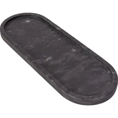 Artifacts Trading Company ™  Decorative Runway Marble Tray In Black