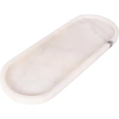 Artifacts Trading Company ™  Decorative Runway Marble Tray In Neutral