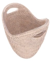 ARTIFACTS TRADING COMPANY RATTAN CHAMPAGNE BUCKET WITH ACRYLIC INSERT