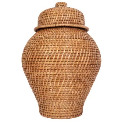Artifacts Trading Company ™ Saboga Home Ginger Jar In Brown