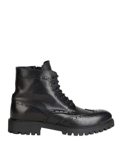 Artigiani Aurelio Giocondi Man Ankle Boots Black Size 10 Calfskin