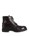 Artigiani Aurelio Giocondi Man Ankle Boots Dark Brown Size 9 Calfskin In Brown