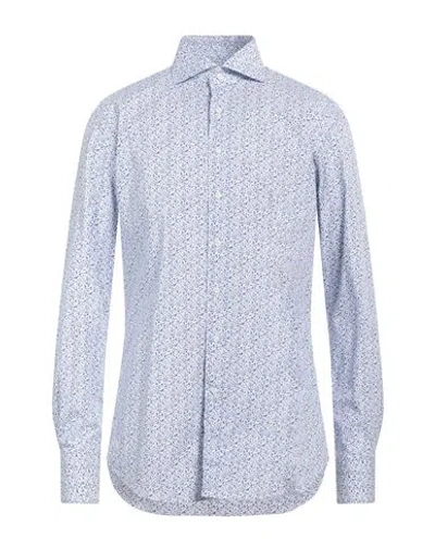 Artigiano Asoni Man Shirt Light Blue Size 15 Cotton