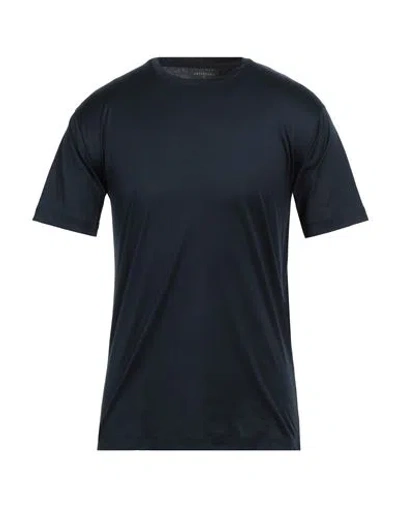 Artigiano Asoni Man T-shirt Midnight Blue Size Xxl Cotton