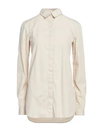 Artigiano Asoni Woman Shirt Beige Size 14 Cotton