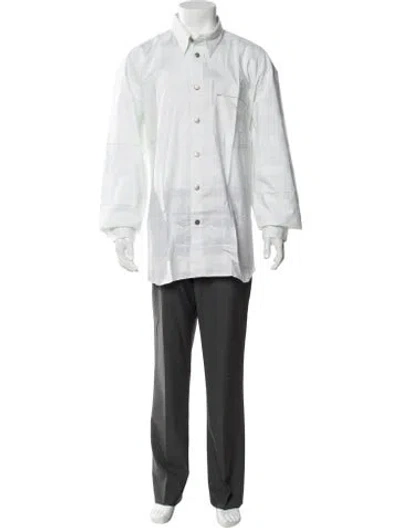 Pre-owned Artioli Long Sleeve Dress Shirt In Green