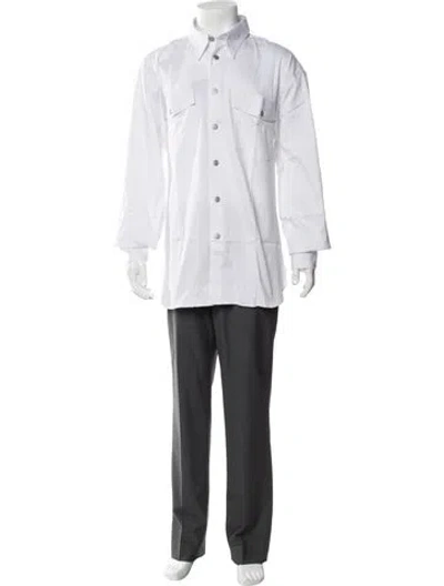Pre-owned Artioli Long Sleeve Dress Shirt In White