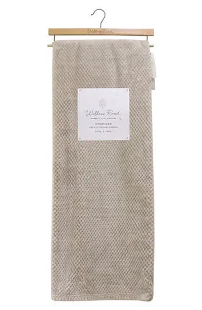 Artisan 34 Madison Textured Throw Blanket In Brown