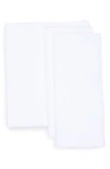Artisan 34 Print Microfiber Sheet Set In White