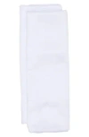 Artisan 34 Set Of 2 Lumina Lou Satin Shams In White