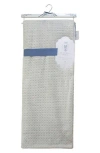 Artisan 34 Solid Textured Square Throw Blanket In Gray