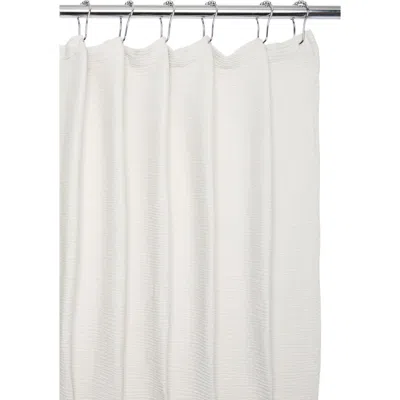 Artisan 34 Textured Cotton Shower Curtain