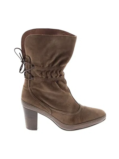 Pre-owned Artisan Ankle Boots In Brown