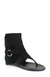 Artisan Crafted By Zigi Aldonza Gladiator Sandal In Black