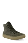 Artisan Crafted By Zigi Camena High Top Sneaker In Olive Canvas