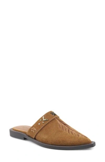 Artisan Crafted By Zigi Charming Mule In Cognac Suede