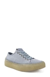 Artisan Crafted By Zigi Clover Low Top Sneaker In Light Blue Suede