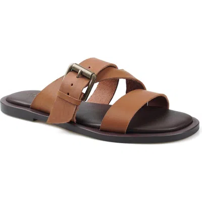 Artisan Crafted By Zigi Maranello Slide Sandal In Brown