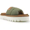 Artisan Crafted By Zigi Pax Platform Sandal In Olive