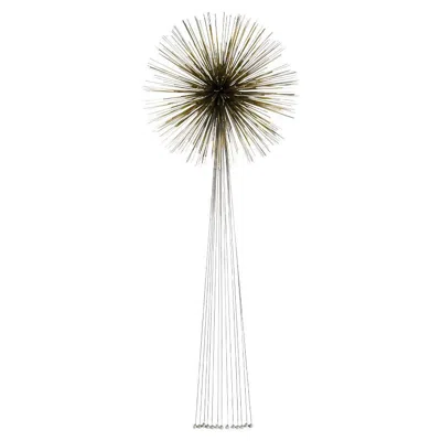 Pre-owned Artisan House Vintage Curtis Jere Brass & Steel Wall-hanging Spray Sculpture For  In Gray