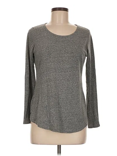 Pre-owned Artisan Ny 3/4 Sleeve T-shirt In Gray