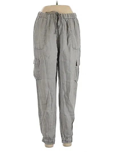 Pre-owned Artisan Ny Linen Pants In Gray