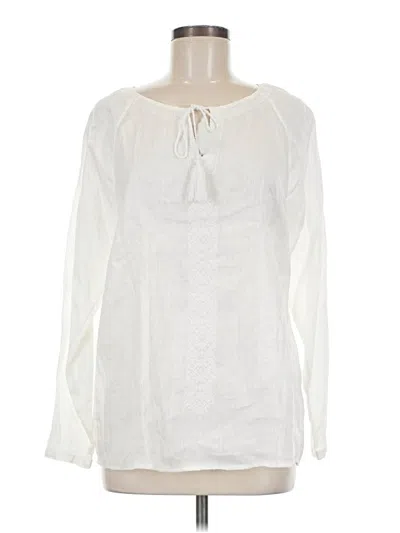 Pre-owned Artisan Ny Long Sleeve Blouse In Ivory