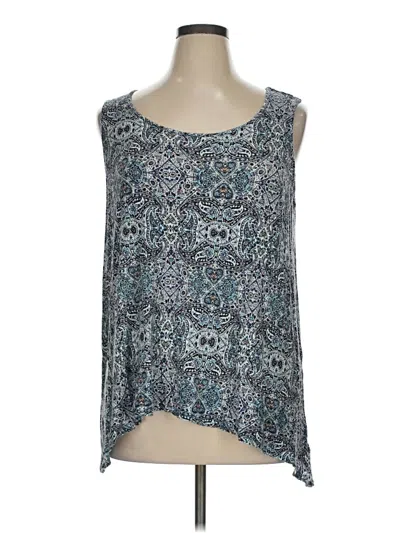 Pre-owned Artisan Ny Sleeveless Blouse In Blue