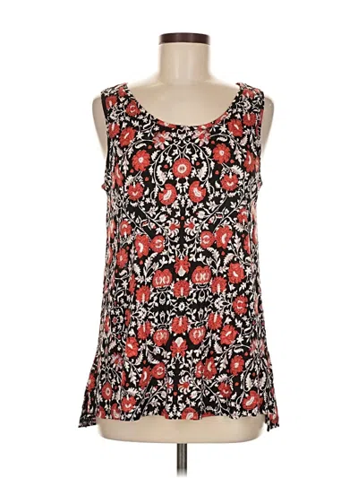 Pre-owned Artisan Ny Sleeveless Blouse In Red