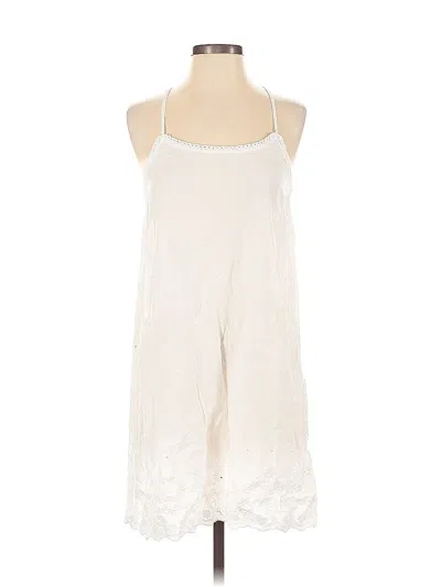 Pre-owned Artisan Ny Sleeveless Blouse In White