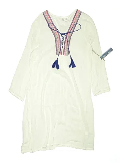 Pre-owned Artisan Ny Swimsuit Cover Up In Ivory