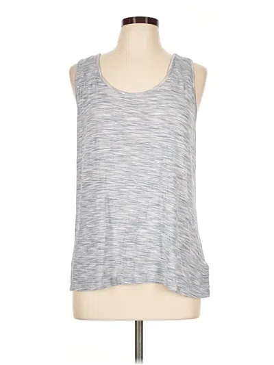 Pre-owned Artisan Ny Tank Top Blue Halter Neckline Tops