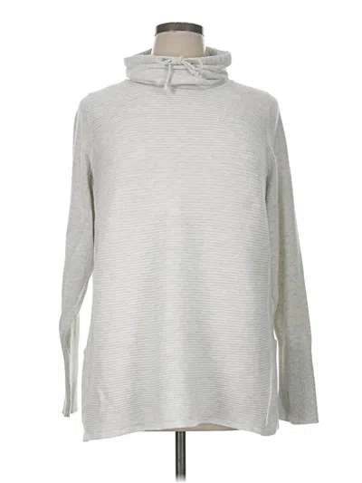Pre-owned Artisan Ny Turtleneck Sweater In Silver