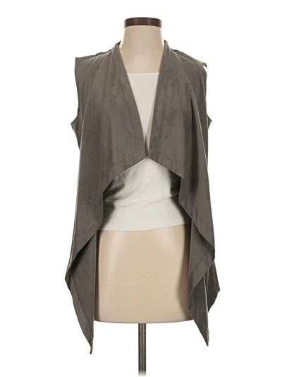 Pre-owned Artisan Ny Vest In Gray