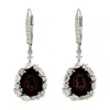 Artisan Women's Brown / White Geode And Diamond Statement Huggie Earrings In White Gold In Multi