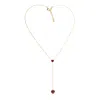 Artisan Women's Gold / Pink / Purple Ruby Gemstone & Diamond Heart Choker Necklace In Yellow Gold