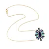 Artisan Women's Gold / White 18k Gold Baguette Gemstone & Diamond Evil Eye Choker Necklace In Multi