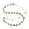Artisan Women's Gold / White / Brown Natural Ice Diamond Choker Necklace In Yellow Gold