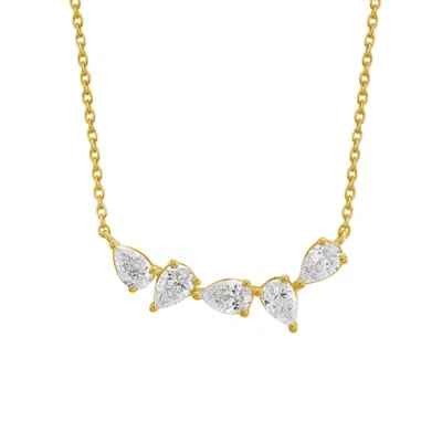 Artisan Women's Gold / White Designer Rose Cut Diamond Pendant – Luxury Yellow Gold Gift For Her In Multi