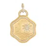 Artisan Women's Gold / White Designer Sunlight-inspired Diamond Bird Pendant In Gold In Gold