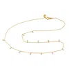 Artisan Women's Gold / White Luxury Diamond Princess Necklace With Ball Chain In 18k Yellow Gold In Gold